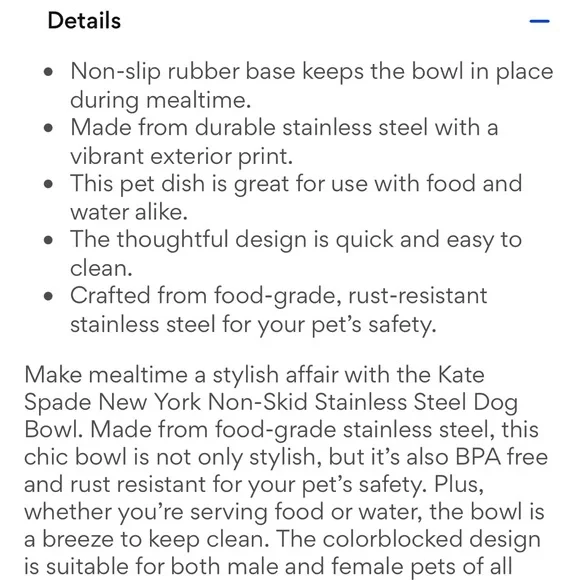 NEW kate spade multi-colored Striped Dog Bowl. pink/red/blue/green adorable! - Picture 8 of 10